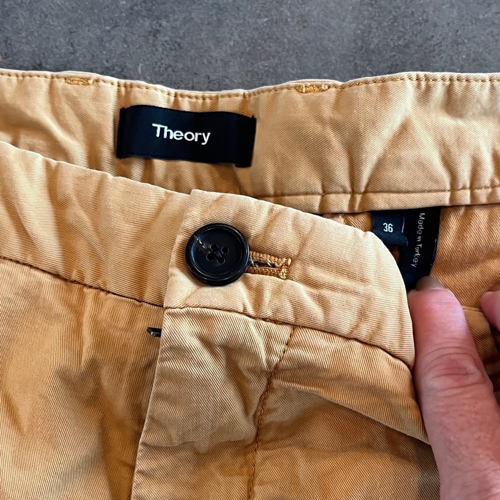 Theory Men's Tan Shorts - Picture 2 of 5